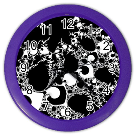 Special Fractal 04 B&w Wall Clock (Color) from ArtsNow.com Front