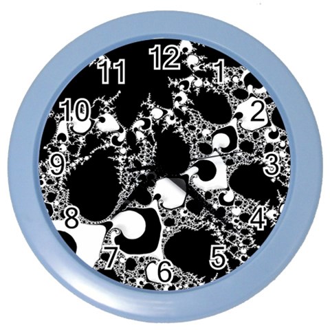 Special Fractal 04 B&w Wall Clock (Color) from ArtsNow.com Front