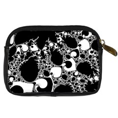 Special Fractal 04 B&w Digital Camera Leather Case from ArtsNow.com Back