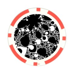 Special Fractal 04 B&w Poker Chip (10 Pack) from ArtsNow.com Back