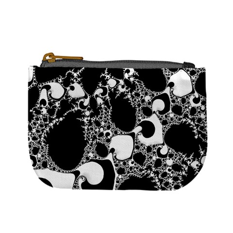 Special Fractal 04 B&w Coin Change Purse from ArtsNow.com Front