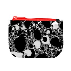 Special Fractal 04 B&w Coin Change Purse from ArtsNow.com Front