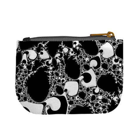 Special Fractal 04 B&w Coin Change Purse from ArtsNow.com Back