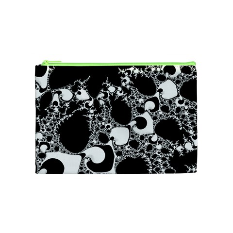 Special Fractal 04 B&w Cosmetic Bag (Medium) from ArtsNow.com Front