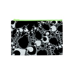 Special Fractal 04 B&w Cosmetic Bag (Medium) from ArtsNow.com Front