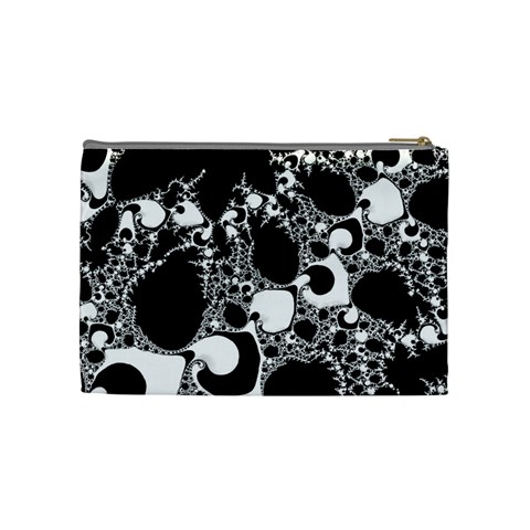 Special Fractal 04 B&w Cosmetic Bag (Medium) from ArtsNow.com Back