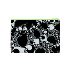 Special Fractal 04 B&w Cosmetic Bag (Medium) from ArtsNow.com Back