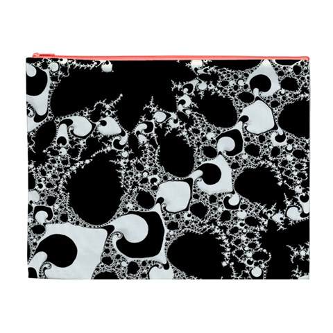 Special Fractal 04 B&w Cosmetic Bag (XL) from ArtsNow.com Front