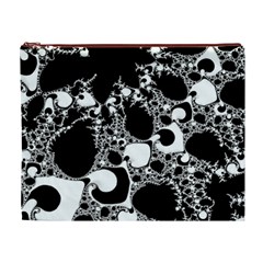 Special Fractal 04 B&w Cosmetic Bag (XL) from ArtsNow.com Front