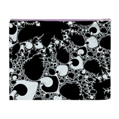 Special Fractal 04 B&w Cosmetic Bag (XL) from ArtsNow.com Back