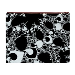 Special Fractal 04 B&w Cosmetic Bag (XL) from ArtsNow.com Back