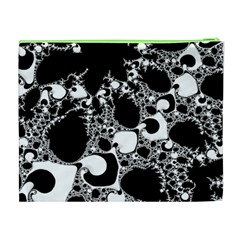 Special Fractal 04 B&w Cosmetic Bag (XL) from ArtsNow.com Back