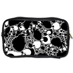 Special Fractal 04 B&w Travel Toiletry Bag (Two Sides) from ArtsNow.com Front