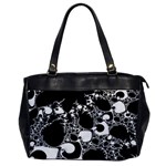 Special Fractal 04 B&w Oversize Office Handbag (One Side)