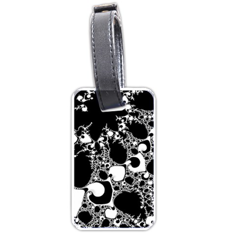 Special Fractal 04 B&w Luggage Tag (One Side) from ArtsNow.com Front