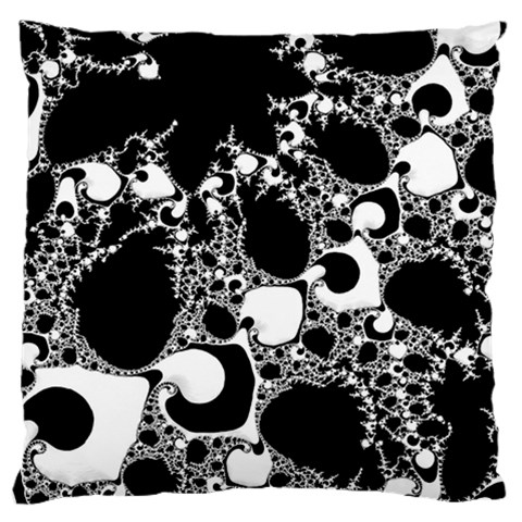 Special Fractal 04 B&w Large Cushion Case (Single Sided)  from ArtsNow.com Front