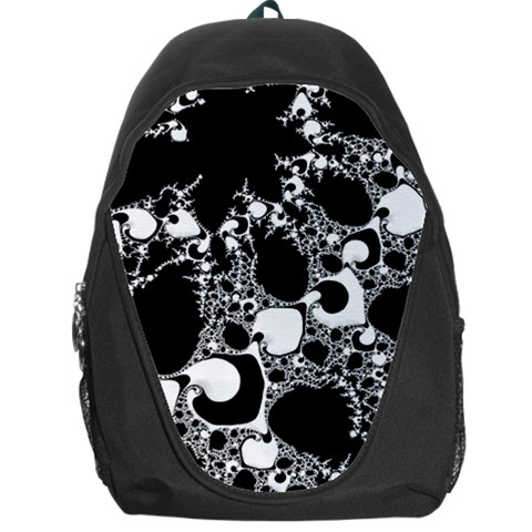 Special Fractal 04 B&w Backpack Bag from ArtsNow.com Front