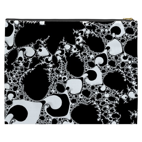 Special Fractal 04 B&w Cosmetic Bag (XXXL) from ArtsNow.com Back