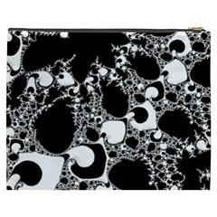 Special Fractal 04 B&w Cosmetic Bag (XXXL) from ArtsNow.com Back