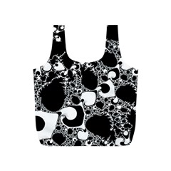 Special Fractal 04 B&w Reusable Bag (S) from ArtsNow.com Front