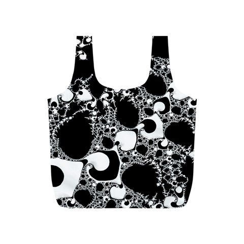 Special Fractal 04 B&w Reusable Bag (S) from ArtsNow.com Back