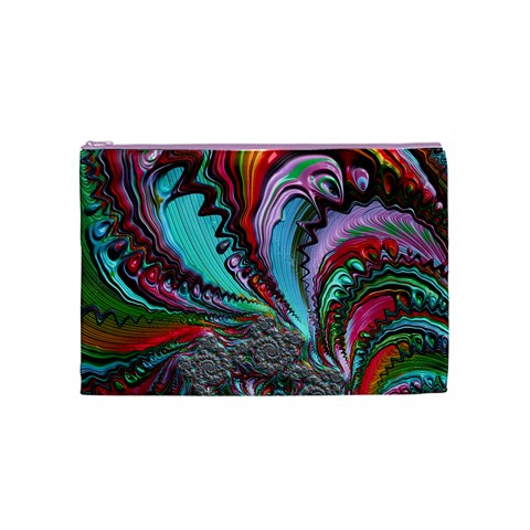 Special Fractal 02 Red Cosmetic Bag (Medium) from ArtsNow.com Front