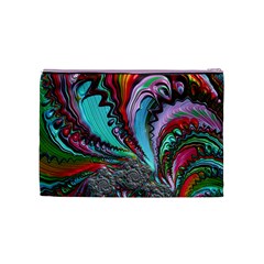 Special Fractal 02 Red Cosmetic Bag (Medium) from ArtsNow.com Back