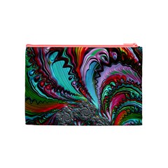 Special Fractal 02 Red Cosmetic Bag (Medium) from ArtsNow.com Back