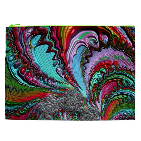 Special Fractal 02 Red Cosmetic Bag (XXL) from ArtsNow.com Front