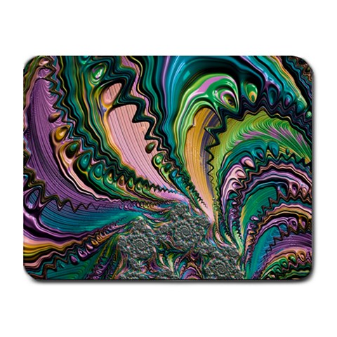 Special Fractal 02 Purple Small Mouse Pad (Rectangle) from ArtsNow.com Front