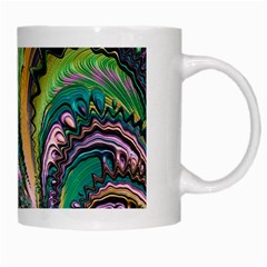 Special Fractal 02 Purple White Coffee Mug from ArtsNow.com Right