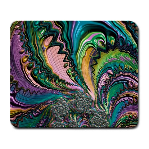 Special Fractal 02 Purple Large Mouse Pad (Rectangle) from ArtsNow.com Front