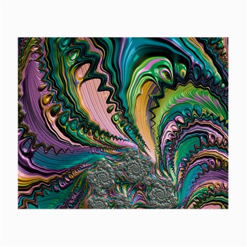 Special Fractal 02 Purple Glasses Cloth (Small) from ArtsNow.com Front