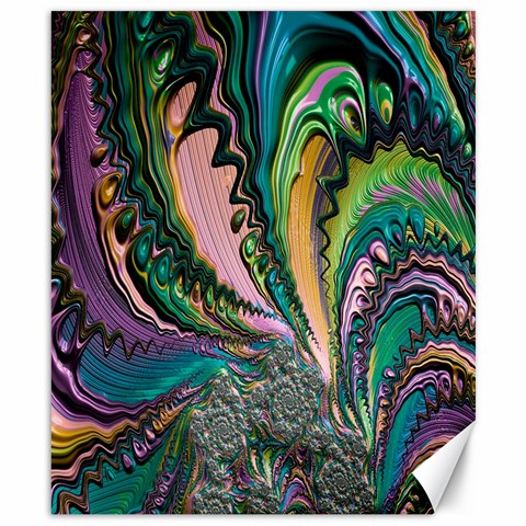 Special Fractal 02 Purple Canvas 8  x 10  (Unframed) from ArtsNow.com 8.15 x9.66  Canvas - 1