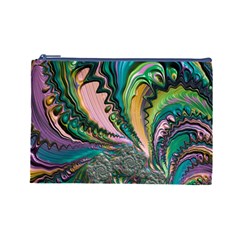 Special Fractal 02 Purple Cosmetic Bag (Large) from ArtsNow.com Front