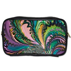 Special Fractal 02 Purple Travel Toiletry Bag (Two Sides) from ArtsNow.com Front