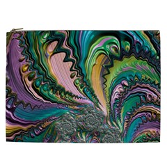 Special Fractal 02 Purple Cosmetic Bag (XXL) from ArtsNow.com Front