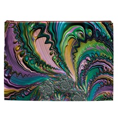 Special Fractal 02 Purple Cosmetic Bag (XXL) from ArtsNow.com Front