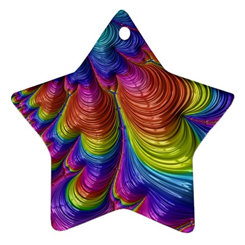 Radiant Sunday Neon Star Ornament from ArtsNow.com Front