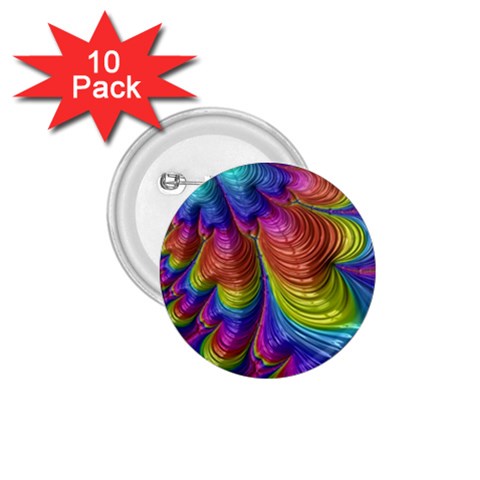 Radiant Sunday Neon 1.75  Button (10 pack) from ArtsNow.com Front