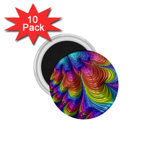 Radiant Sunday Neon 1.75  Button Magnet (10 pack) from ArtsNow.com Front