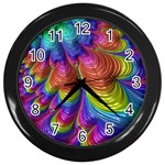 Radiant Sunday Neon Wall Clock (Black)