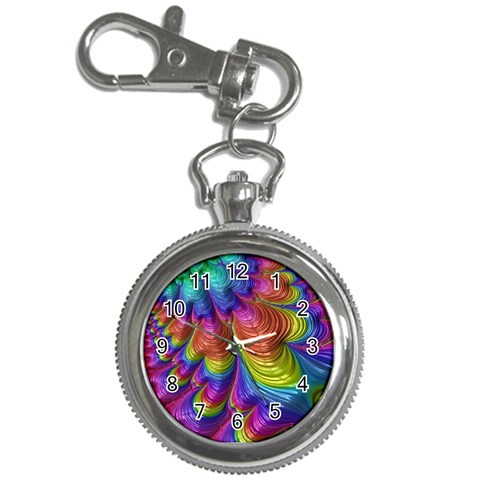 Radiant Sunday Neon Key Chain Watch from ArtsNow.com Front