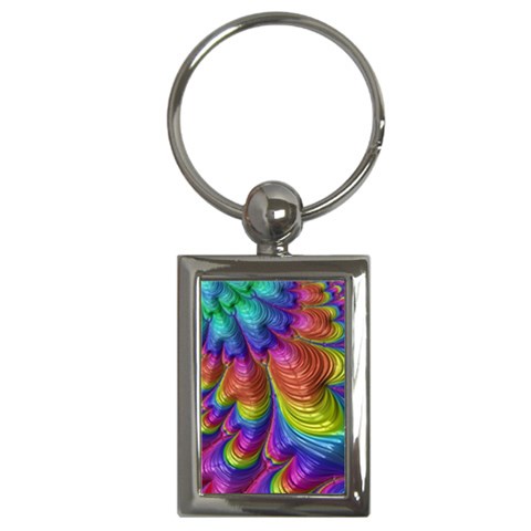 Radiant Sunday Neon Key Chain (Rectangle) from ArtsNow.com Front