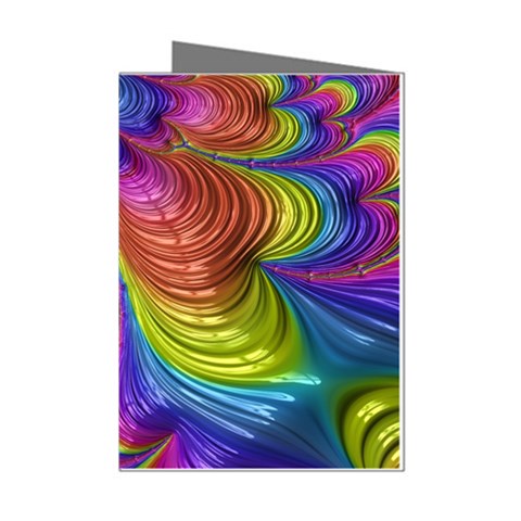 Radiant Sunday Neon Mini Greeting Card (8 Pack) from ArtsNow.com Left