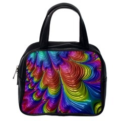 Radiant Sunday Neon Classic Handbag (Two Sides) from ArtsNow.com Back