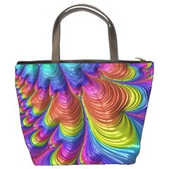 Radiant Sunday Neon Bucket Handbag from ArtsNow.com Back