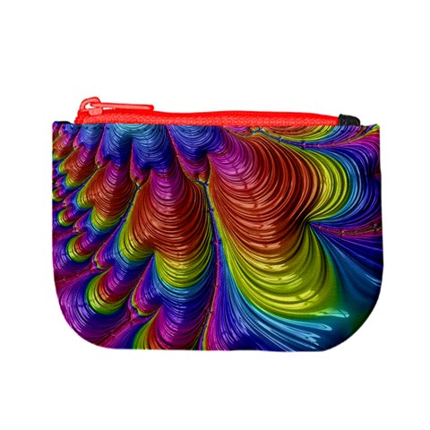 Radiant Sunday Neon Coin Change Purse from ArtsNow.com Front