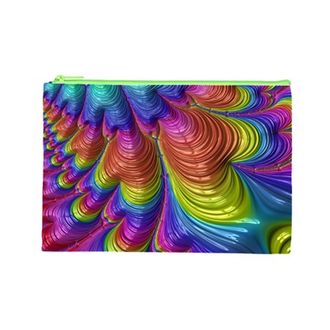 Radiant Sunday Neon Cosmetic Bag (Large) from ArtsNow.com Front