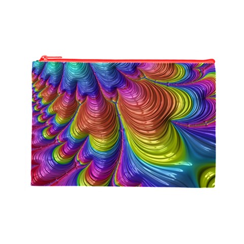 Radiant Sunday Neon Cosmetic Bag (Large) from ArtsNow.com Front